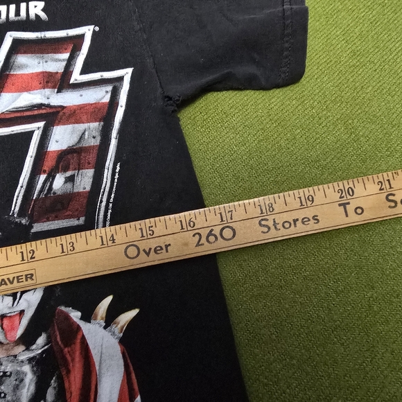 KISS Tour Black Graphic T-Shirt - Picture 4 of 5